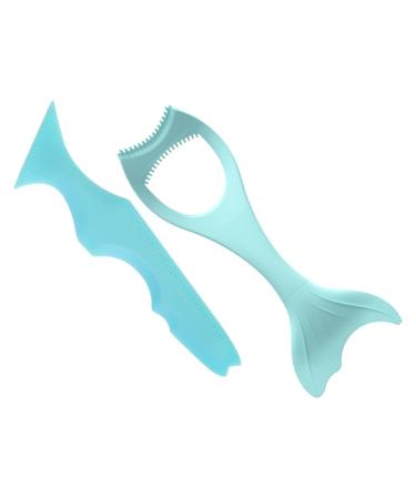 Healeved 2pcs Women Eyeliner Make up Aid Tools Eye Makeup Tool Make up Silicone Eyeliner Aid Tools Women Eyeliner Stencils Mascara Applicator Guard Women Make up Tools