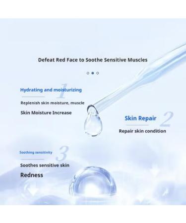 NYSRXDA VOOLGA Facial Mask B5 Soothing Repair Patch Moisturizing Nourishing Soothing Suitable for Sensitive Skin Moisturizing Hydrogel Mask for Night 26g x 5 Pieces B5 - Buy Online on GoSupps.com