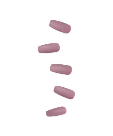 KISS Gel Fantasy 'Stick Together' Dark Pink Press-On Nails Kit with Mega Adhesive Tabs and Pink Gel Glue - Includes Manicure Stick, Mini File, and 28 Fake Nails - Buy Online on GoSupps.com
