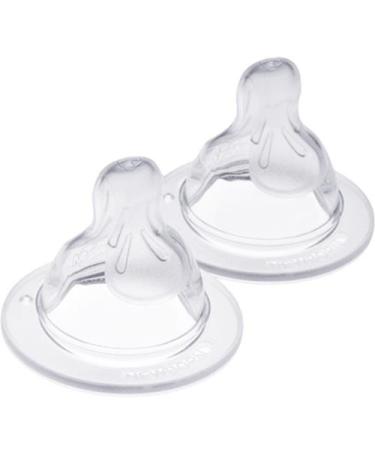 MAM Silicone Cross Flow Bottle teats Age 6m+ BPA Free (x Flow)