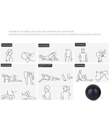 Jimenez 1 Pcs High Density Fitness Massage Ball - 10cm Myofascial Release & Deep Tissue Therapy - Lightweight for Yoga & Training - International Shipping Available - Buy Online on GoSupps.com