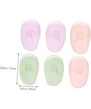 Didiseaon Ear Protective Cover 3 Pairs Hair Salon Oil Earmuffs Silicone Ear Protectors for Salon Bathing Ear Protector Ear Covers for Hair Dryer Hair Dye Ear Shield Supplies Silica Gel Tab - Buy Online on GoSupps.com