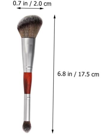 Outanaya 3pcs Double-ended Makeup Brush Eyeshadow Brush Double Head Brush Foundation Artificial Fiber - Buy Online on GoSupps.com