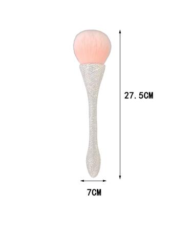 Shiny Rhinestone Makeup Brush - Portable Bling Crystal Tool for Professional Cosmetics & Face Makeup | Ideal for Foundation & Concealer - Buy Online on GoSupps.com