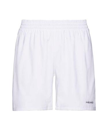 Head men's power shorts m tennis l white