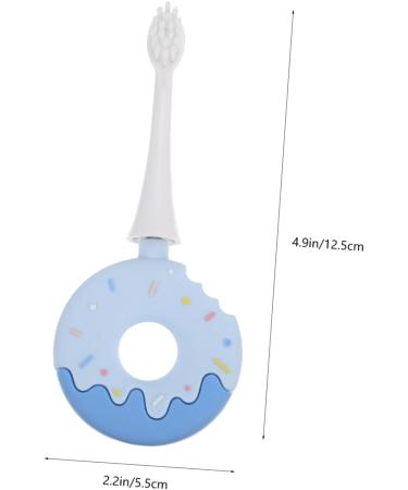 FOYTOKI Children's Toothbrush - Portable Silica Gel Cleaning Brush for Kids - 1 Pack - Blue - Buy Online on GoSupps.com