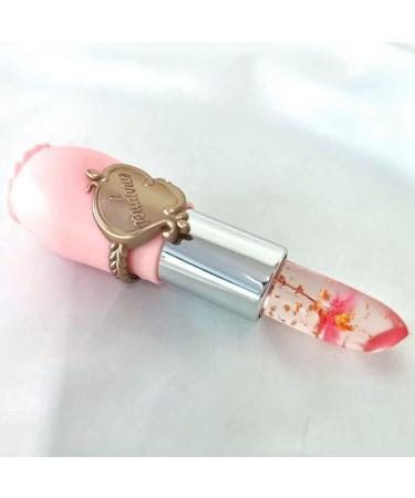 Seazoon Moisturizer Long-lasting Jelly Flower Lipstick | Magic Color Changing Lazy Lipstick Waterproof Crystal Gloss - Clear Lipstick #6 - Buy Online on GoSupps.com