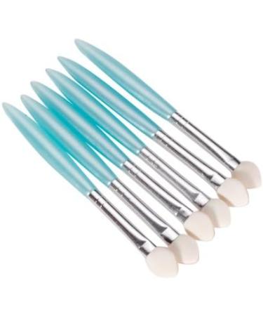 6Pcs One-ended Soft Foam Head Stick Applicator Sponge Eyeshadow Brushes Pro - Buy Online on GoSupps.com
