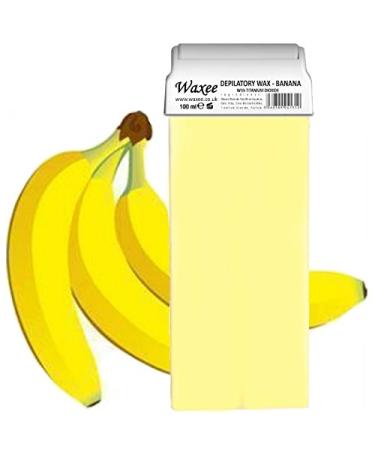Roll on wax roller wax cartridge 100ml BANANA from UK brand WAXEE!