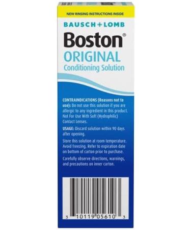 Bausch & Lomb Boston Original Conditioning Solution 3.5 Oz (Pack of 3) - 3.5 Fl Oz x 3 - Buy Online on GoSupps.com