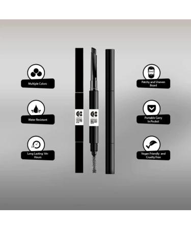 SHINY BEARDS- Pencil Beard Filler for Men- Dark Blonde- UK Trusted Brand - Buy Online on GoSupps.com
