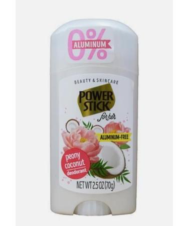 Beauty & Skin Care Power Stick for Her - Peony & Coconut | Aluminum Free | 2.5 oz (70.8g) - International Shipping Available - Buy Online on GoSupps.com