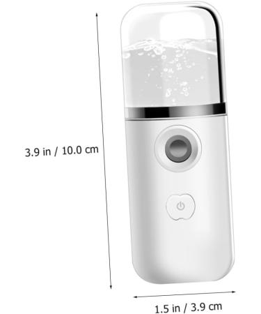 BIUDECO 2pcs Hydrating Instrument Nano Face Steamer Nano Mist Sprayer Moisturizing Facial Mister White Abs - Buy Online on GoSupps.com