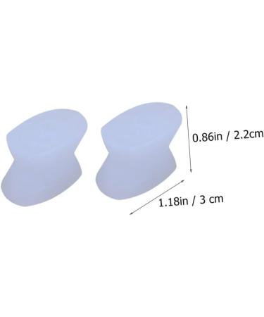 Hallux Valgus 8pcs Silicone Separator Cushion Night Splint - Big Joint Protector for Bunion, Foot Thumb Orthotics - Buy Online on GoSupps.com