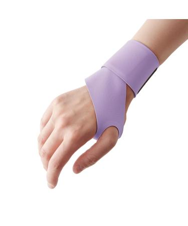 heybody Slim Air Wrist Support Strap | Fitness Daily Carpal Tunnel Arthritis Wrist Pain Relief Injury Prevention | Comfortable Fit | Elastic Material | Breathable Fabric (Lavender)