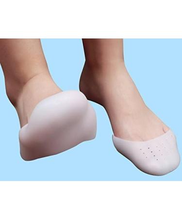 GEOOT 1Pair Soft Silicone Toe Caps for Ballet Pointe Dance Shoes | White | Girls & Women - Buy Online on GoSupps.com