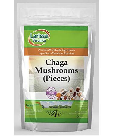 Larissa Veronica Chaga Mushrooms (Pieces) (4 oz ZIN: 524463) - 2 Pack