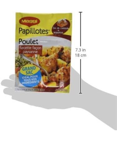 Maggi Papillotes Poulet Fa on Paysanne (1 Sachet) - 32g - Lot de 8 - Buy Online on GoSupps.com