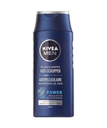 NIVEA Men Power Anti-Dandruff Shampoo for Normal Hair 250ml Pack of 6
