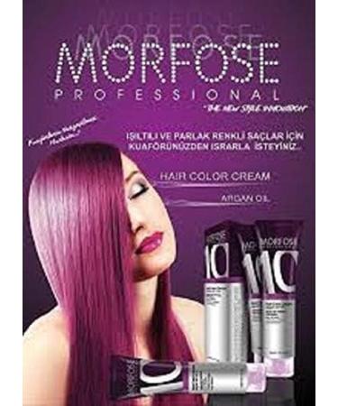 Morfose 10 Professional Hair Colour Cream 100 ml No. 8.34 Light Copper Auburn - Buy Online on GoSupps.com