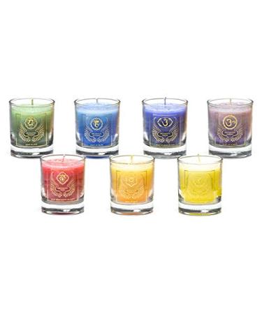 Spiru set of 7 scented votive archangel candles