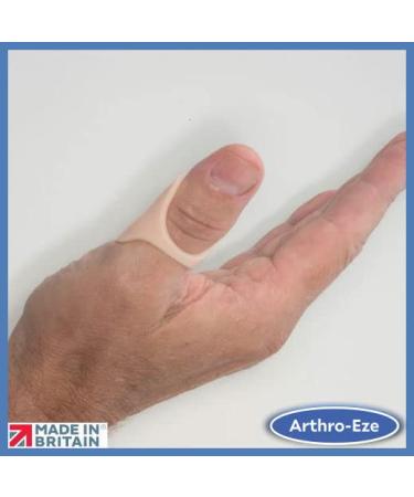 ArthroEze Oval Peach Thumb Splint for Trigger Thumb - Mallet Thumb - Thumb Hypermobility - Thumb Arthritis Size 11-64.7mm Circ Size 11 - 64.7mm Circ - Buy Online on GoSupps.com