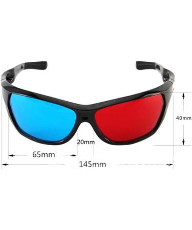 3D Vision Glasses - Multi-Use Red Blue Anaglyph Glasses for Movies Games & Theater - International Shipping Available - Buy Online on GoSupps.com