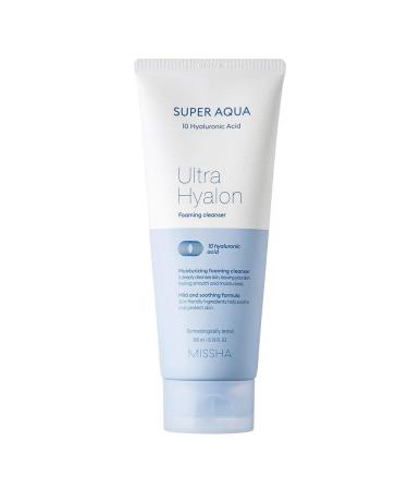 Missha Super Aqua Ultra Hyalon Foaming Cleanser 6.76 fl oz (200 ml)
