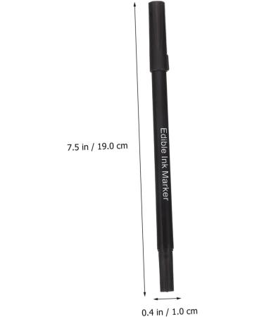 BESTonZON 10 Pcs Baking Pen Edible Ink Marker Baking Ink Pen Baking Painting Pens Edible Pens for Cookie Decorating Edible Ink Pen Dual Tip Markers Plastic Double Head Decorate - Buy Online on GoSupps.com