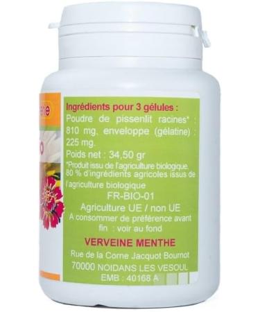 France Herbalism CAPSULES Dandelion Root 100 capsules dosed to 270 MG Multicolored One Size - Buy Online on GoSupps.com