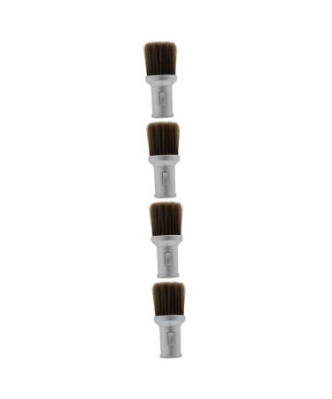 FRCOLOR 4 Pieces Powder Brush for Body Retractable Makeup Brush Loose Powder Brush Hairdressing Brush Shaving Brush for Home Salon