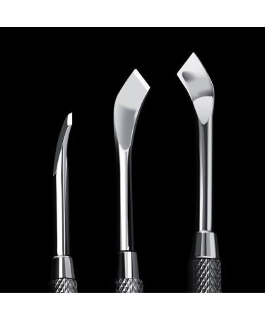 Stainless Steel Nail & Cuticle Care: Precision Toolsfor At-Home Manicures & Pedicures-Expert Silver - Buy Online on GoSupps.com