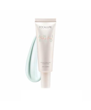 FOCALLURE Blurmax Pore-Minimize Face Primer  Skin Color Correcting  Lightweight  Mattifying  Controls Shine  Hydrates  All-Day Wear  Greenv