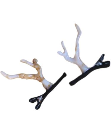 hgnxa Festive Dragon Horn Hair Clip Barrettes New Year Cosplay Masquerade Headwear Accessories Stylish Photo Props Gradient coffee - Buy Online on GoSupps.com