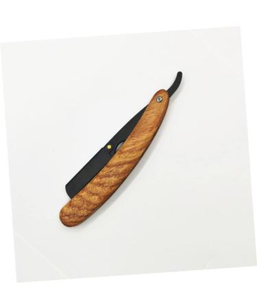 Angoily Men's Hair Cutting Razor - Strawberry-Haired Spang Design Bamboo Holder - Ideal for Manual Shaving & Grooming - Buy Online on GoSupps.com