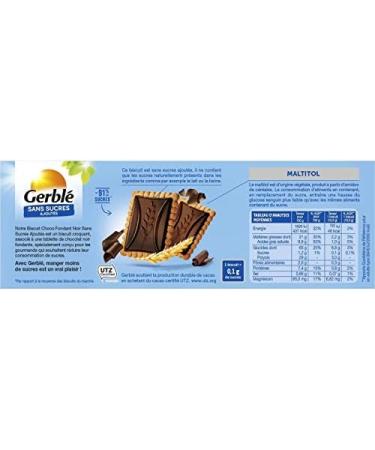  Epicerie sal e Gerble - Light Chocolate Fondant 12 Biscuits 126 g - Pack of 3 - Buy Online on GoSupps.com