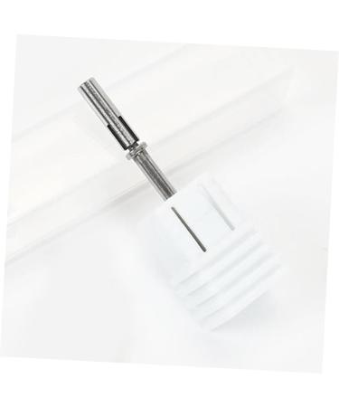 Healeved Nail Shank Stainless steel Bitstock replacement head polisher nail bits manicure sanding heads Nail flakes nail drill bits polishing head supplies manicure nail art tools portable - Buy Online on GoSupps.com