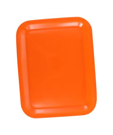 Zerodeko 1pc Tray Cupcake Stand Decor Christmas Platter Cake Plate Fruit Dish Fruit Plate Buffet Paper Cup 38.5X28.5X2CM Orange