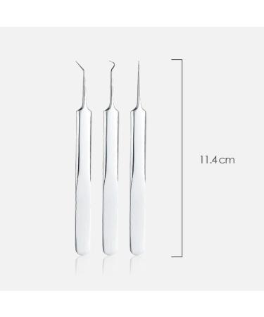 10-Piece Acne Needle Set - Blackhead Remover & Comedone Extractor Tools for Effective Acne Removal - Tweezers Kit for Clear Skin - Buy Online on GoSupps.com