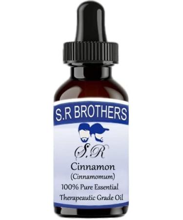Buy SR Brothers 100% Pure Cinnamon Essential Oil 30ml - Therapeutic Grade | International Shipping Available - Buy Online on GoSupps.com
