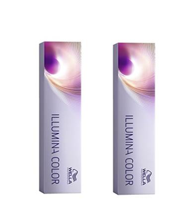 Wella 2x Illumina Color 6/76 Dark Blonde Brown-Violet 60 Ml