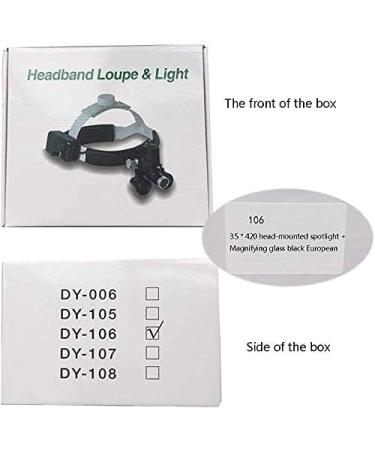 Magnifier with Light Magnifier Medical Dental Surgical Loupes Optical Glass Loupe Goggles with LED Headlight for Brain Cardiac Surgery - Buy Online on GoSupps.com