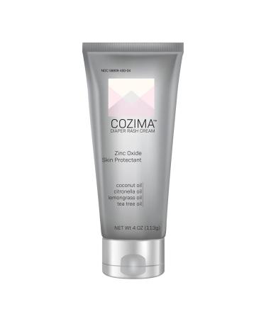 COZIMA Baby Diaper Rash Cream   Zinc Oxide 24% - Coconut Oil  Plus Other Skin Healing Ingredients to Help Heal  Protect and Prevent Diaper Rash and Skin Irritation   4 oz
