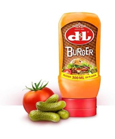  Hymor D&L Burger Sauce 4 x 300ml Squeeze Belgian hamburger sauce creamy and subtly spiced barbecue sauce. Ideal for hamburgers fries meat dishes hot dogs and wraps. - Buy Online on GoSupps.com