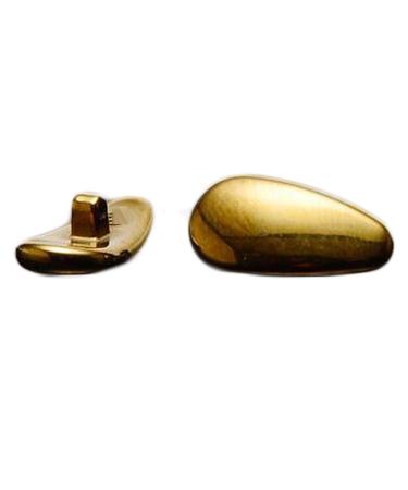 1 Pair Ceramic Eyeglass Nose Pad Glasses Screw-in Nose Pads Eyeglass Repair Kit Gold