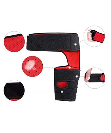 Crazyfly Hip Bandage - Thigh Compression Cuff for Pain Relief | Supports Both Legs - Buy Online on GoSupps.com