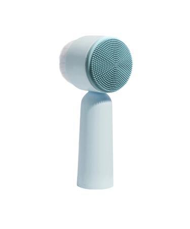 Handheld Brush Bristles Facial Brush Silicone Face Pore Face Cleaning 5.5X12.5cm