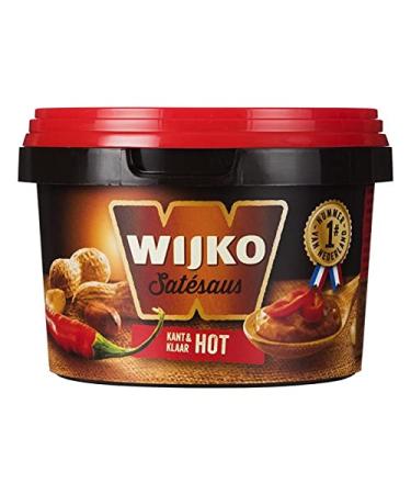 Wijko Hot Satesaus Kant & Klaar Satay Hot Sauce 500G