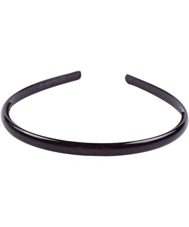 Set of 2 Women Girls Hard Plastic Headband Hair Hoop Black and Brown High-grade Headwear Hairband (Style A#) - Buy Online on GoSupps.com