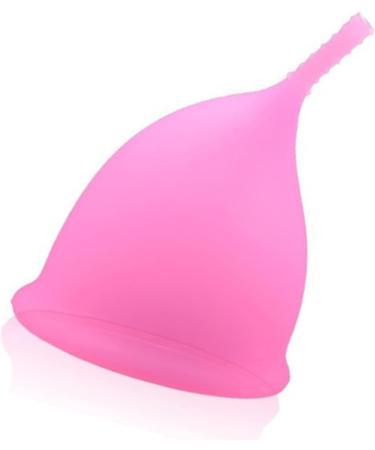 Pink Silicone Menstrual Cup - Reusable Soft & Flexible Eco-Friendly Design - Buy Online on GoSupps.com